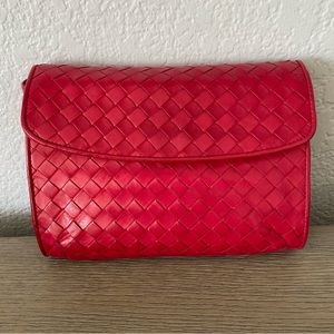 Bottega Veneta Red Crossbody